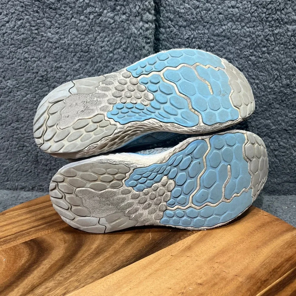 New Balance Fresh Foam Gray Blue Running Shoes Women's‎ Sneakers NO INSOLES